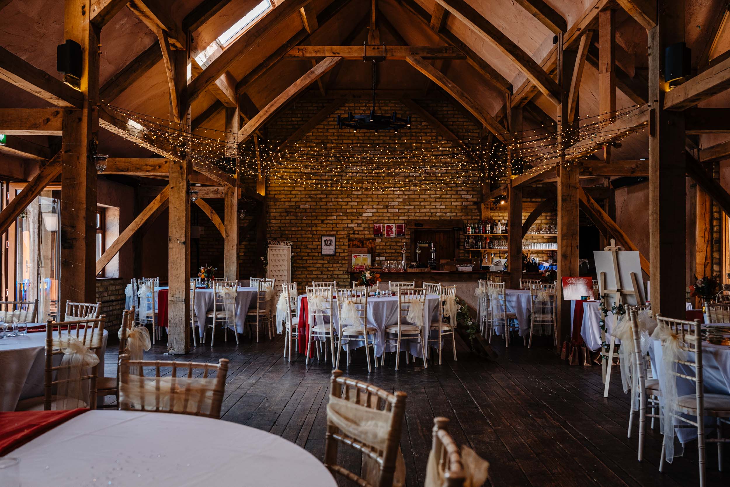 the crown barn set up