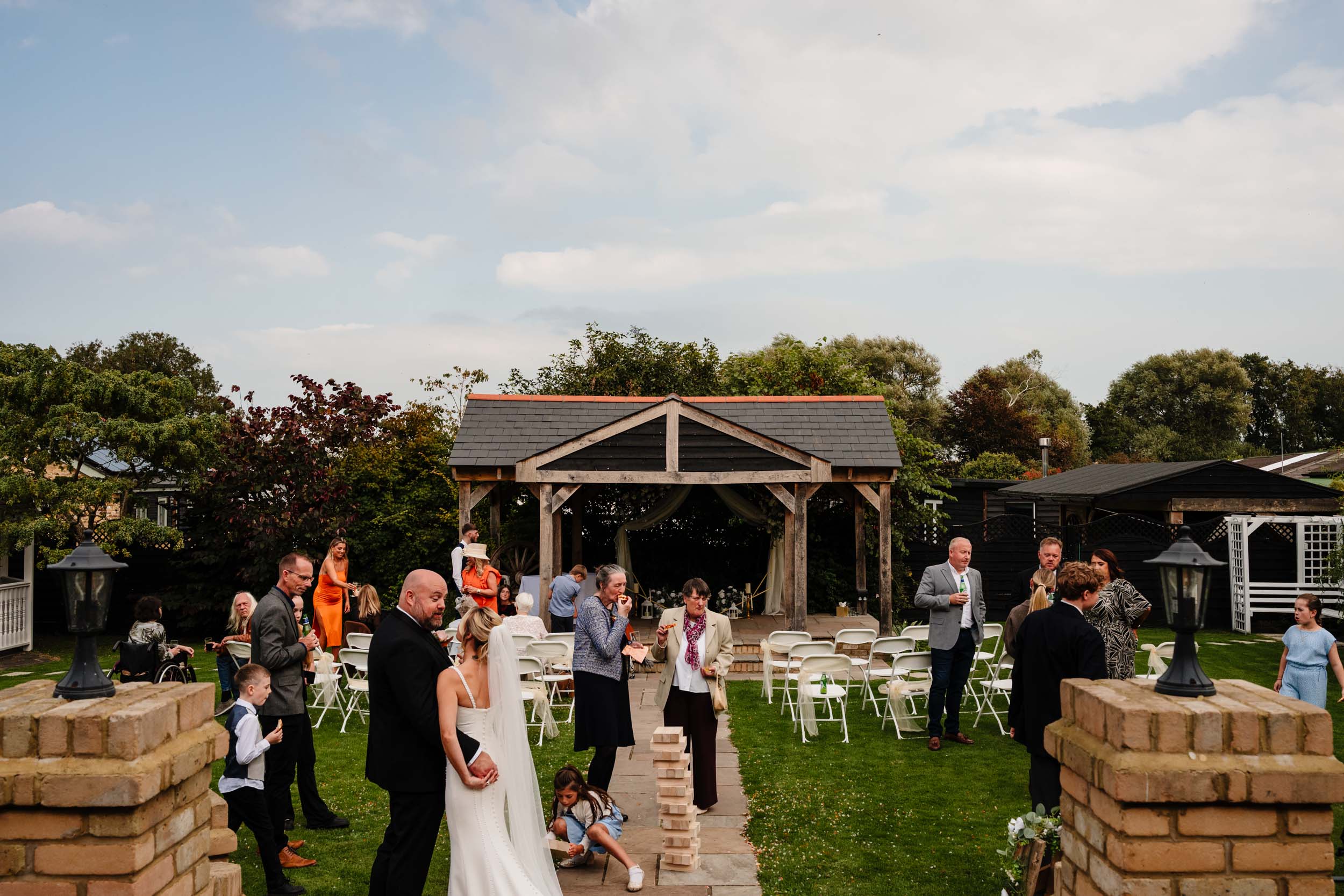 wide angle view of everyone