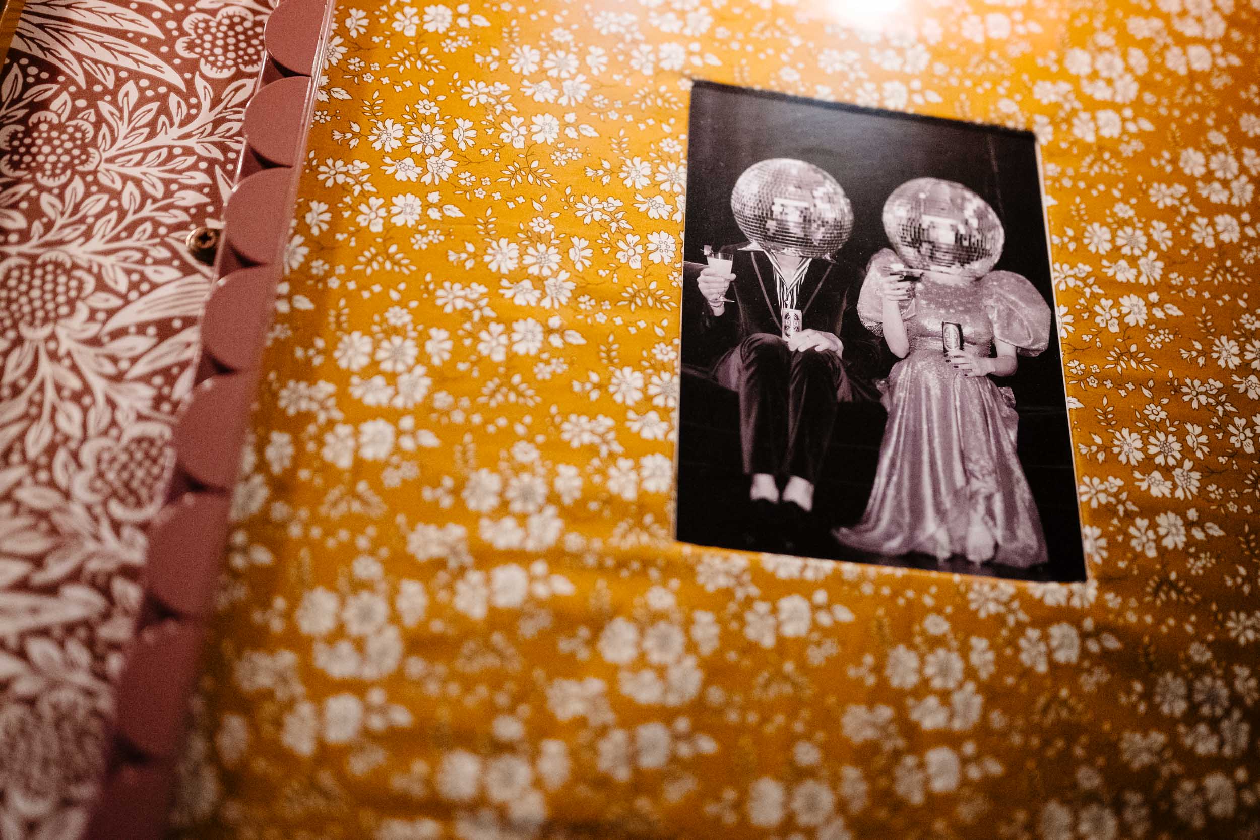 Decor details inside Hampton Manor with elegant lighting