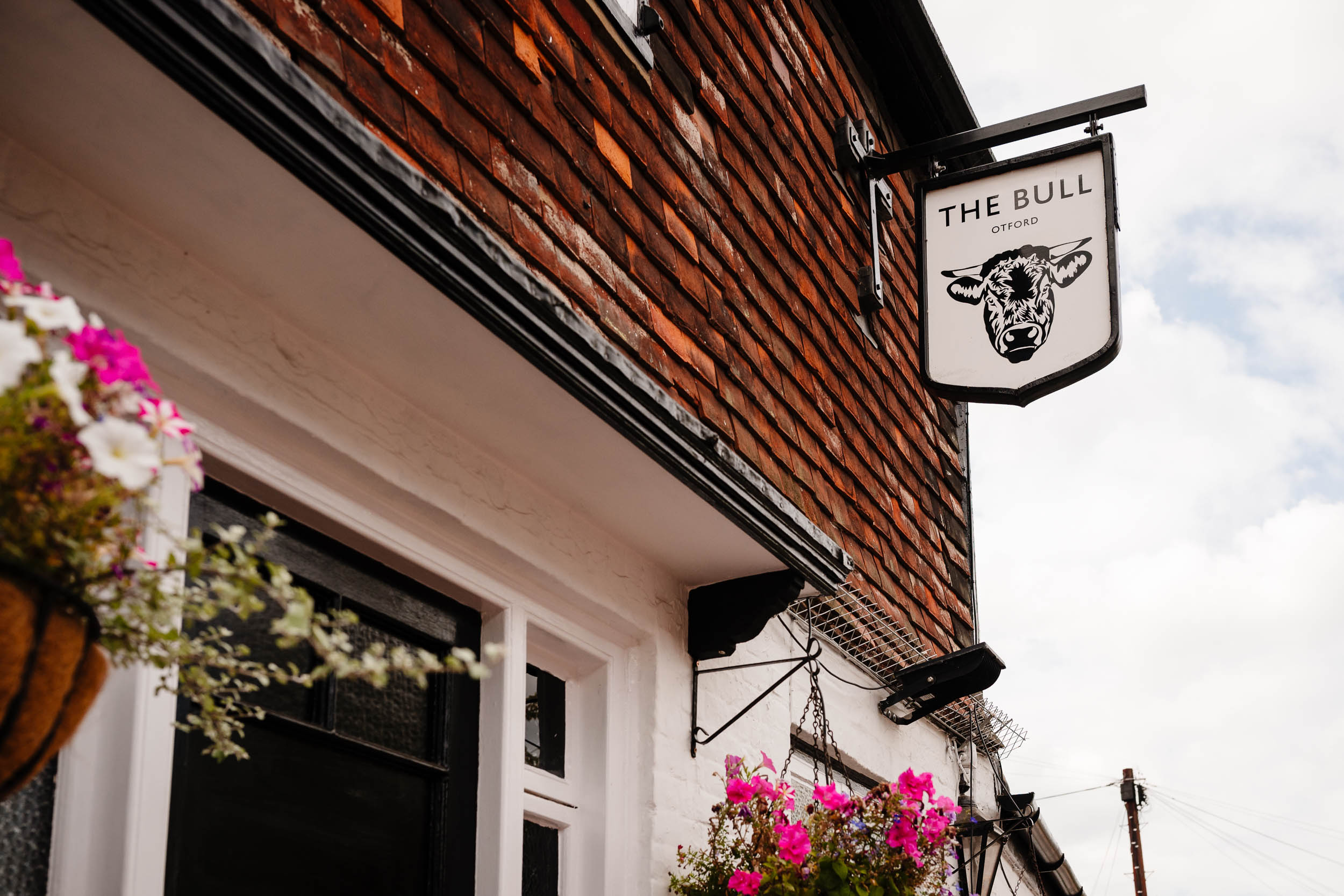 Scene setting photo of The Bull pub where the groom got ready