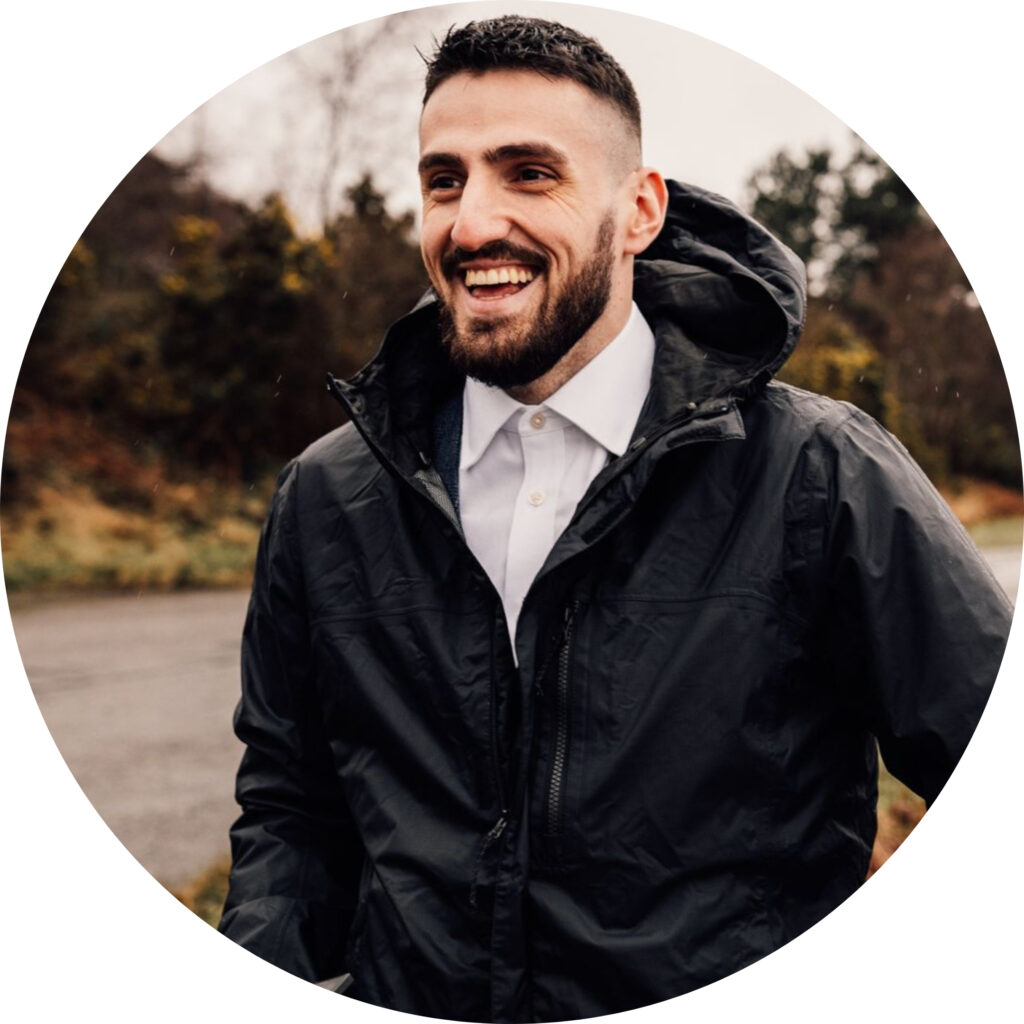 Stan at his first wedding