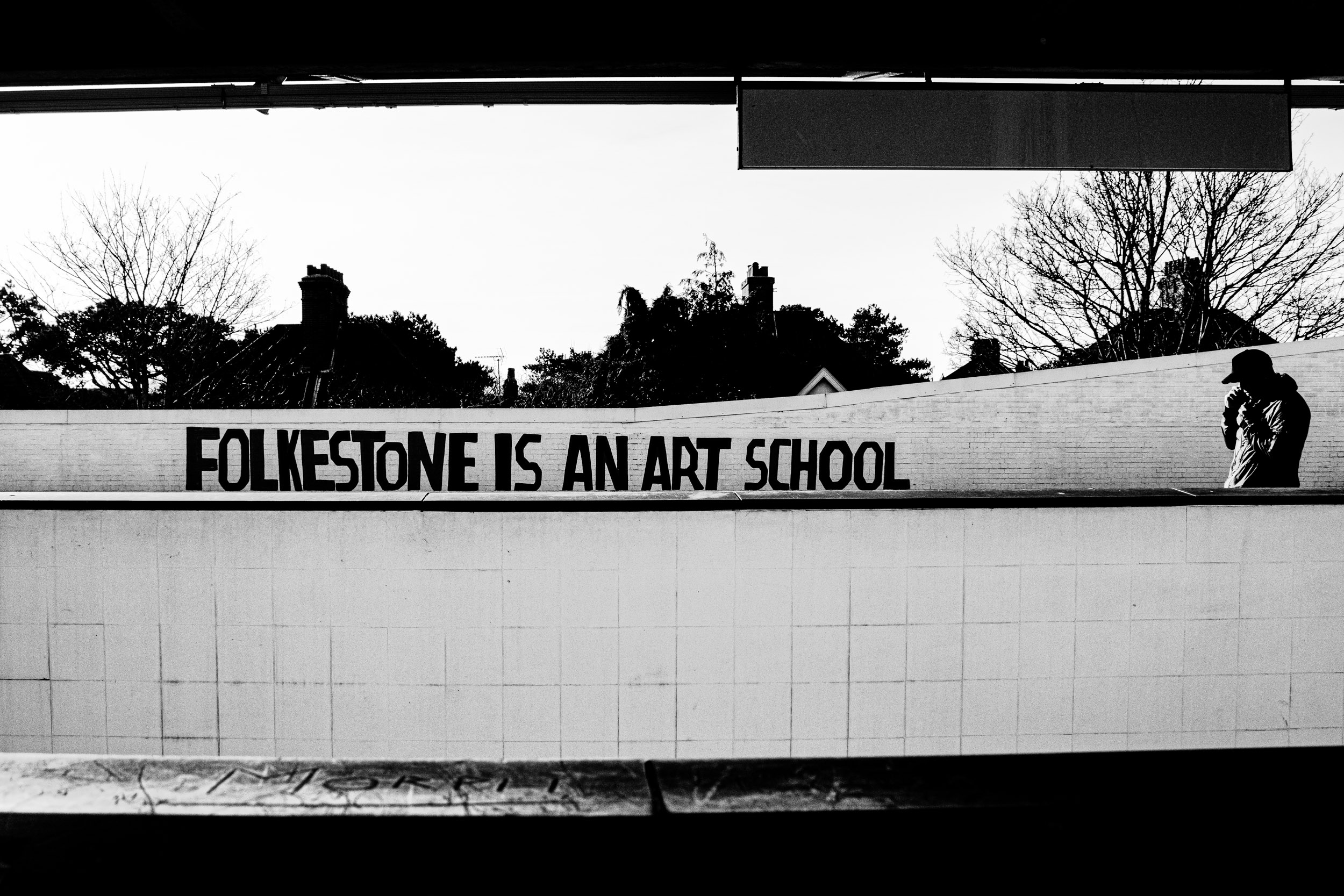 Street photo at Folkestone train station.