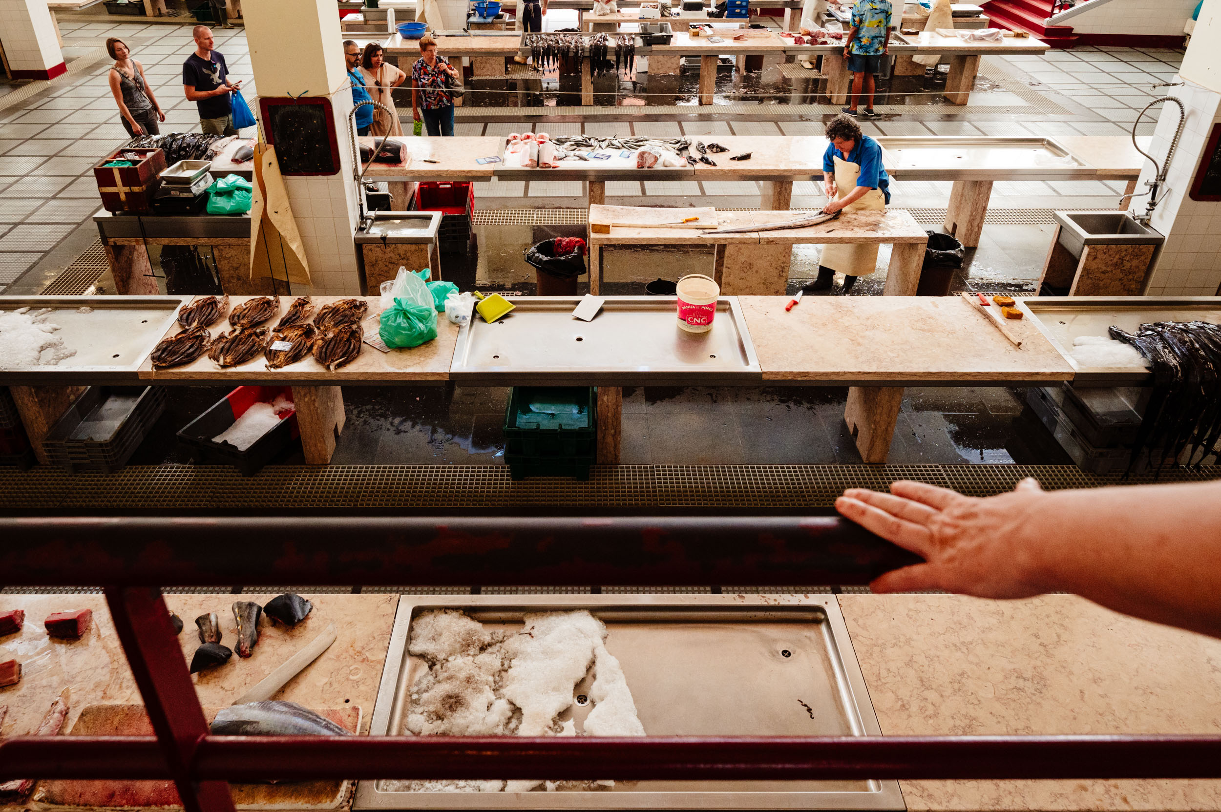 Fish market in Funchal.