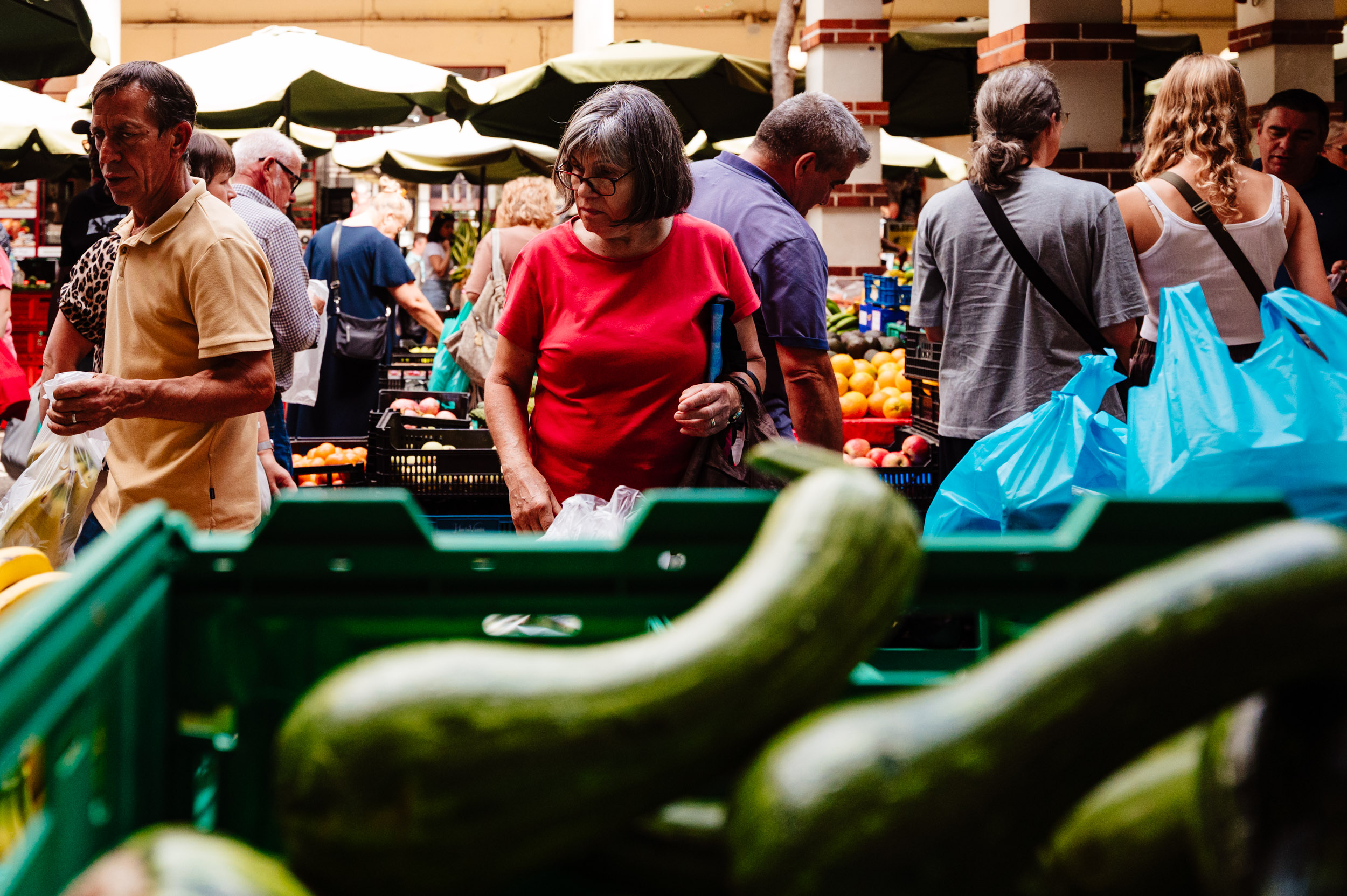 Veg market in Funchal.