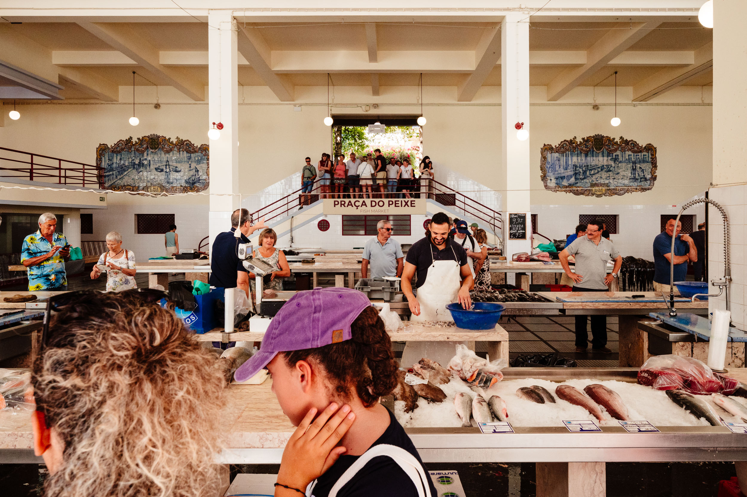 Fish market in Funchal, Madeira.